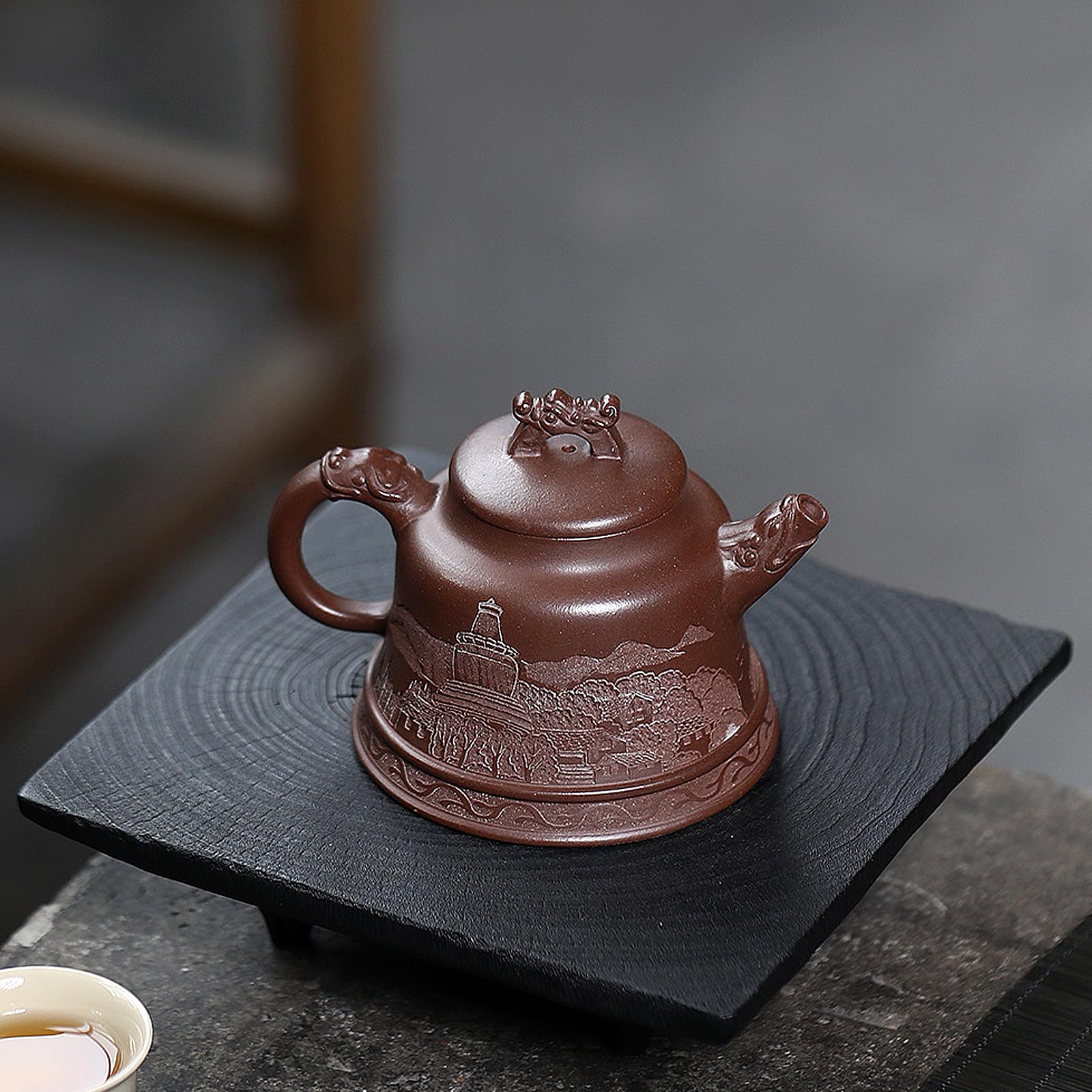 Amazon.com | Handmade Zisha Teapot, Chinese Yixing Purple Clay Tea